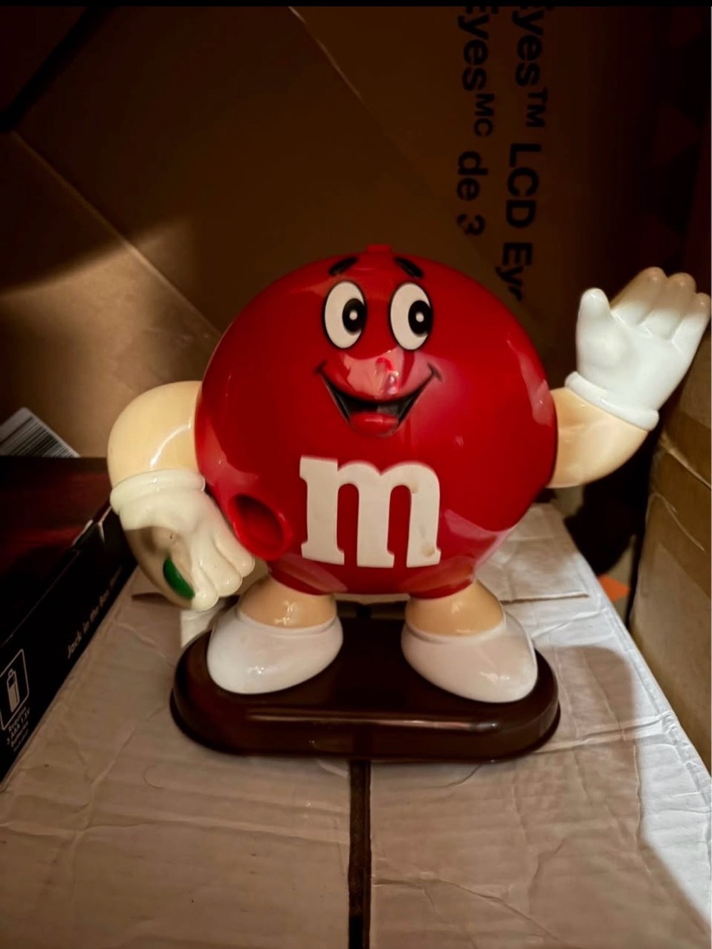 M&M candy dispenser vintage early 1990s collectible